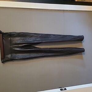 Spanx leather look leggings